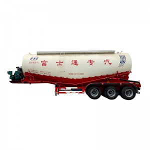 Chinese wholesale Tipper Truck - Semi-trailer for transportation of powder materials – Fushitong