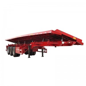 Reasonable price 25 Ton Dump Truck - dump semi-trailer 11.5m high low flat roll – Fushitong