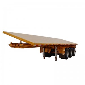 alahle semi-trailer 9 m flat roll