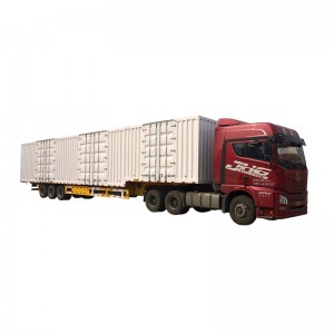 8 Year Exporter 12m Flatbed Truck Trailer - container transport semi-trailer container – Fushitong