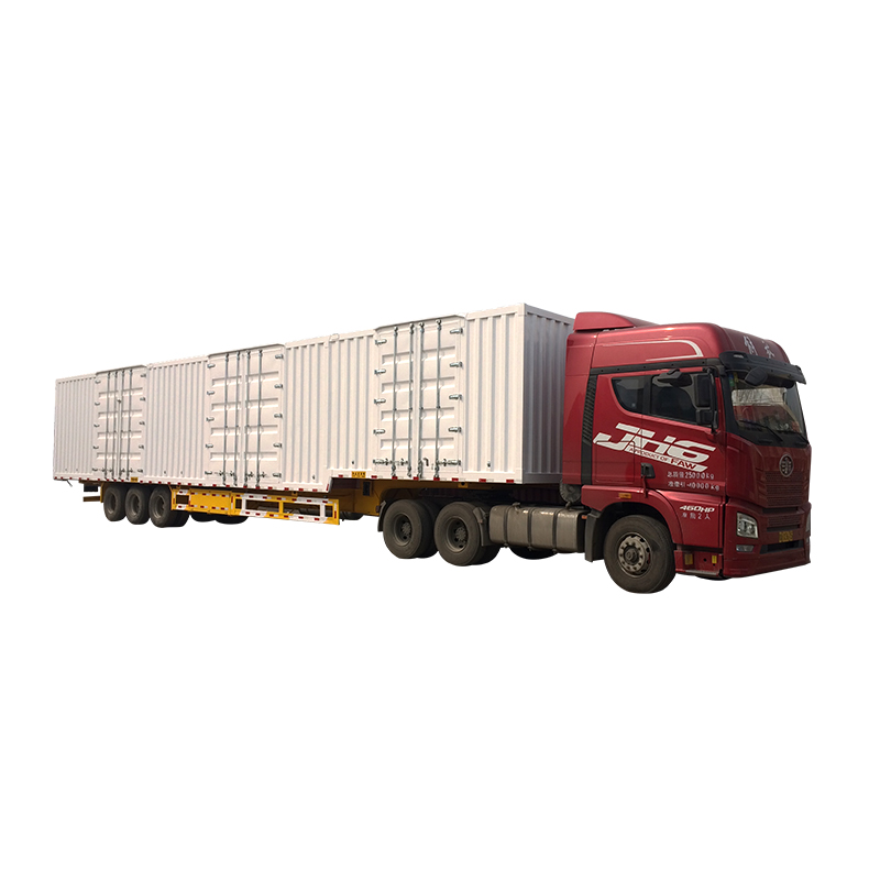 Containertransport Auflieger Container