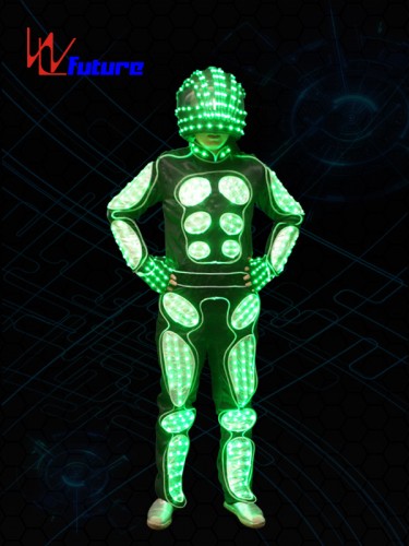 Programable LED Tron Dance Costume Glowing Robot Suit For Show WL-0152