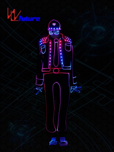 Excellent quality China LED Light up Suit Glow In The Dark Dresses Lightbalance