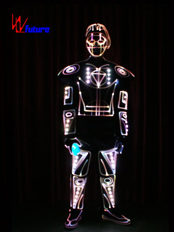 Future Luminous Fiber Optic Tron Dance Costume With Helmet WL-0104 Featured Image