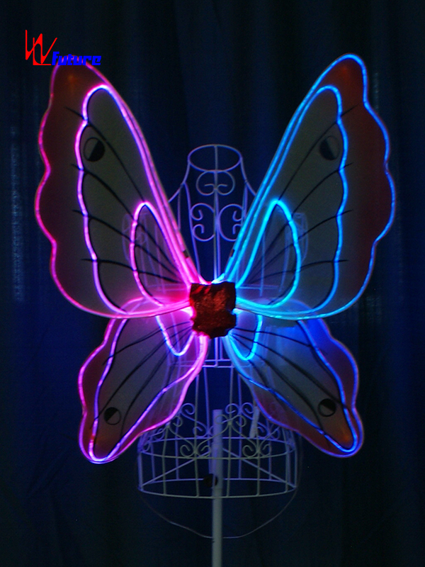 Glow in the dark LED fiber optic butterfly wings for kids WL-0171D Featured Image