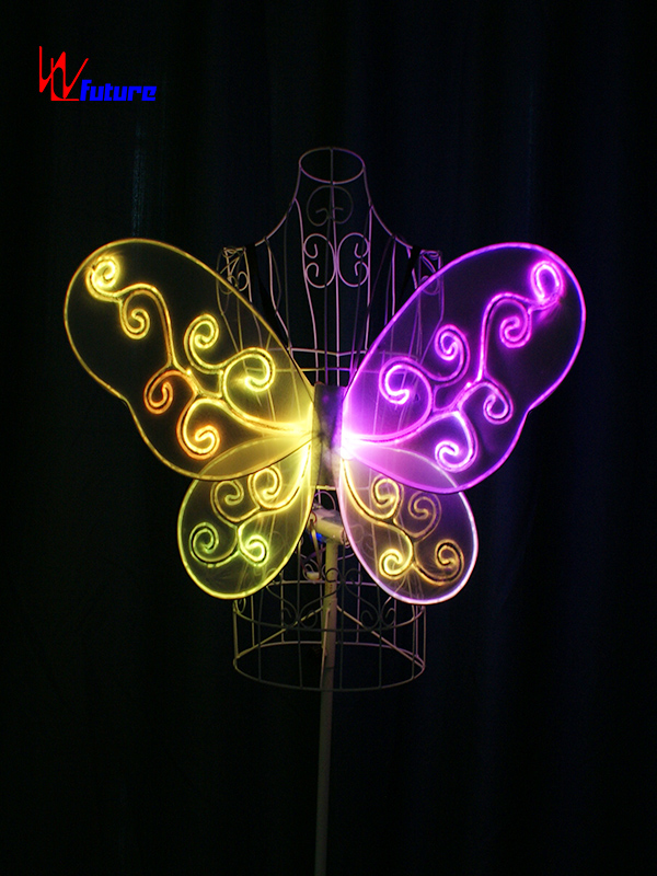 Glow in the dark LED fiber optic butterfly wings for children WL-0171E Featured Image