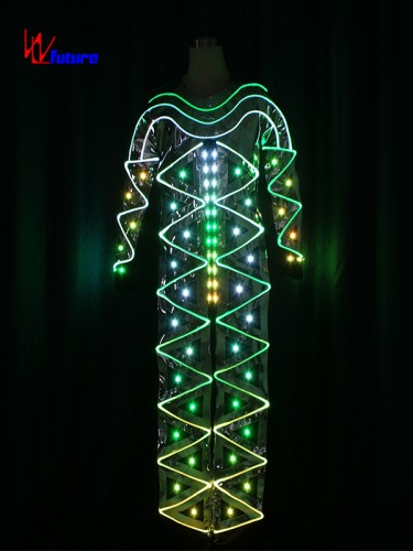 Custom LED Light Up Costume Fiber Optic Jumpsuits For Men WL-0172