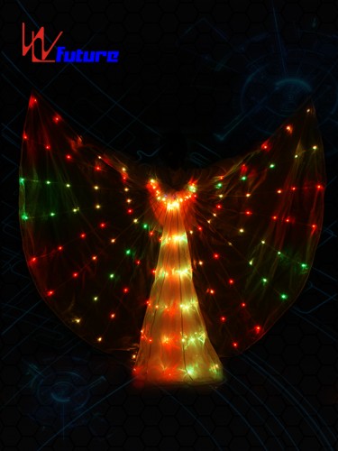 Professional China Belly Dance Wing Belly Led Isis Wings Nice Dance Accessory Stage Show Props Wings Luminous Costume