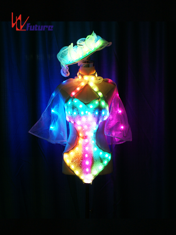 Top Suppliers Led Tutu Skirt -
 China Popular LED Luminous Exotic Dancewear Pole Dancewear Lingerie Sexy Stripper Outfits – Future Creative