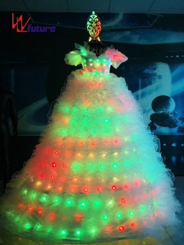 Future Neon Wedding Dresses LED Stitls Walker Costumes For Women WL-022