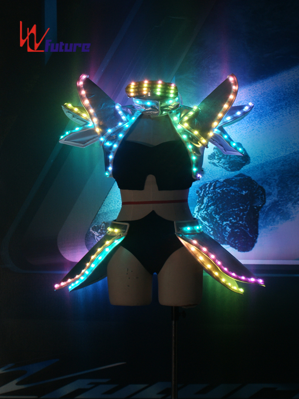OEM/ODM Manufacturer Led Light Up Jacket -
 OEM Manufacturer Sexy costumes women LED bra sexy suit glowing el wire lighting up bra – Future Creative
