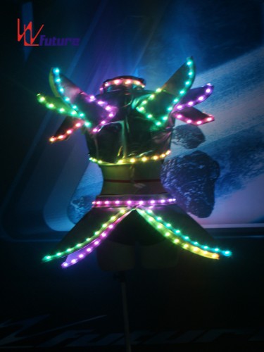 Custom Hot Sexy LED Lights Bra & Pants Costume For Dancing Performance WL-0258