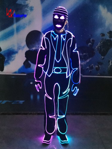 High Quality Luminous Men’s Suit Light Up Jacket LED Suit for Mens Stage Costume