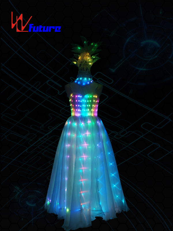 Factory Supply Rainbow Performance Wear Led Prom Dress Costumes For Events,Ballroom Dance Dress,Custom Led Costume Featured Image