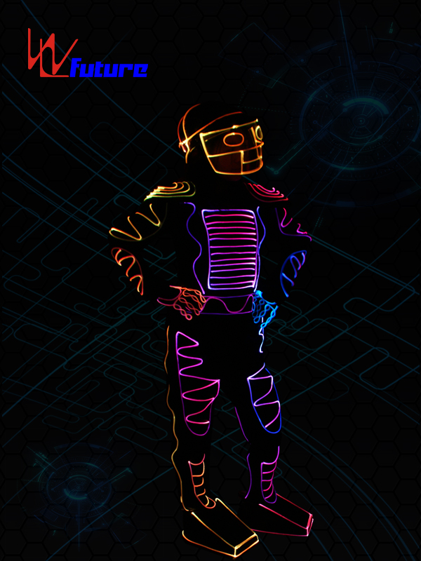 Color changed Fiber Optic Jumpsuit with Helmet WL-0103 Featured Image