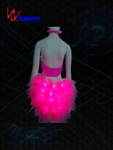ODM Supplier Sexy Dance Wear Light Up Short Sleeve El Flashing Led Safety Clothing