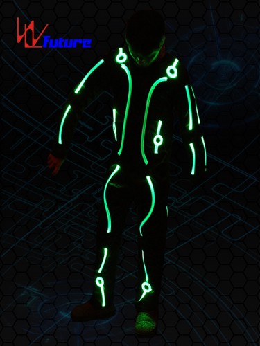 Future creative laser dance show LED & fiber optic costume WL-099