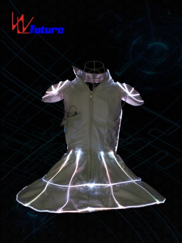 Full Color Fiber Optic Dress Costume For Women Show WL-0191