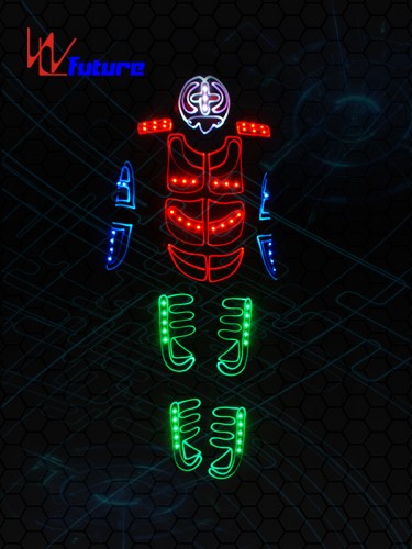 Demon LED Light Up Dance Tron Costume with Mask WL-0124