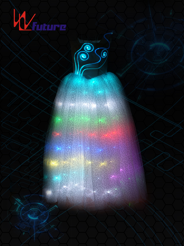 High definition Led Clothing -
 LED light up dance performance dress WL-049 – Future Creative