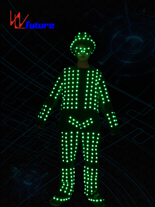 Big Discount Tron Light Suit -
 Dance stage wear LED costumes with helmet,glasses,shoes WL-0106 – Future Creative