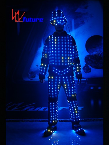 Dance stage wear LED Pixel costumes with hat,glasses,shoes WL-0106
