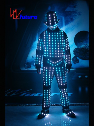 Dance stage wear LED costumes with helmet,glasses,shoes WL-0106