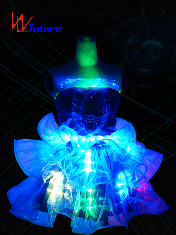 LED Lights Dress Costumes for Dancewear WL-011 Featured Image