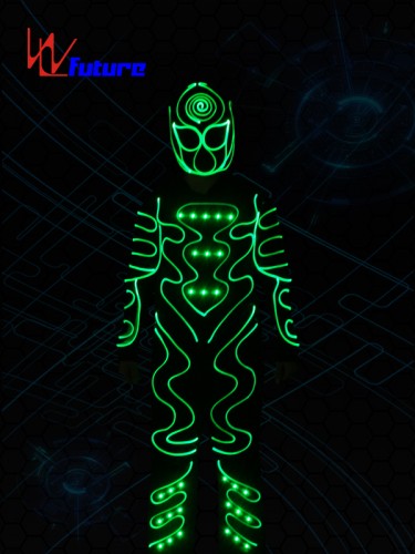LED & Fiber Optic Tron Dance Costumes With Mask WL-0178