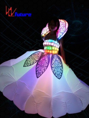 Custom Inflatable LED Dance Costumes, Light Up Rave Dress WL-0179
