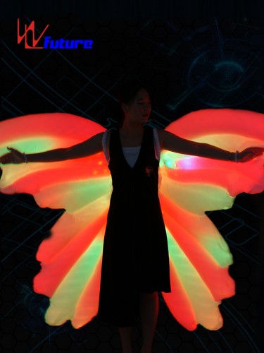 Good Quality Inflatble Costume Led Butterfly Angle Wing,Led Isis Wings For Bellydance