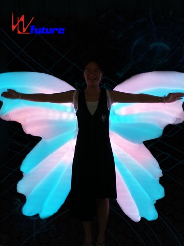 Rainbow LED Inflatable butterfly wings of dance props WL-0185
