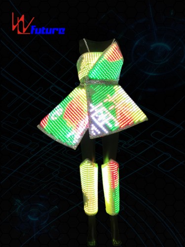 One of Hottest for Led Suit Dj Costumes Clothes Led Lights Luminous Stage Dance Performance Show Dress For Night Club