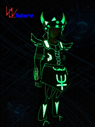Future Powerful Fiber Optic Horn Glowing Suit Costume WL-0240