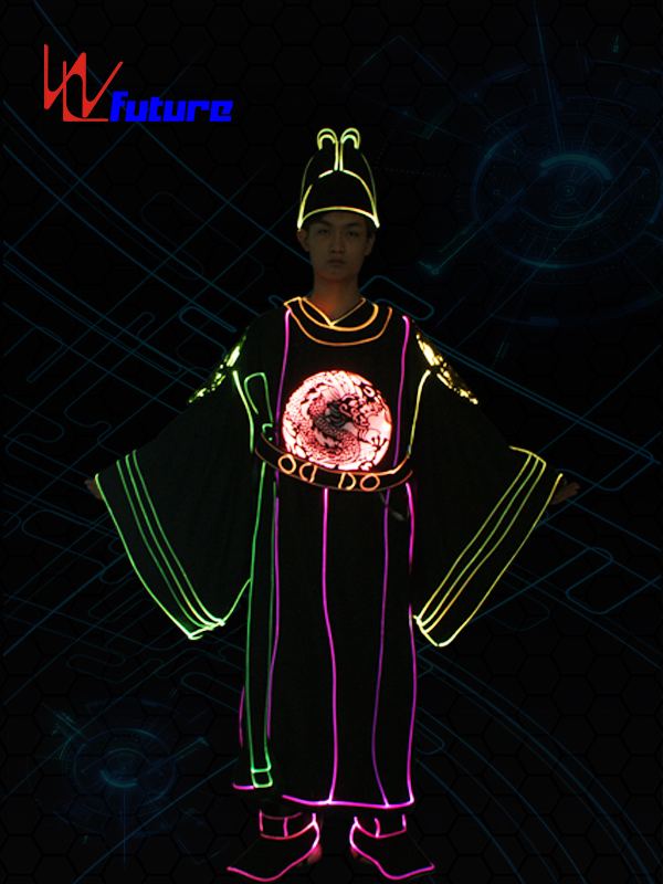 Short Lead Time for Programmable Fiber Optic Led Costume/luminous Skeleton Clothing/glow In The Dark Light Suit Featured Image