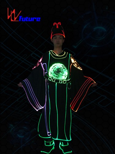 Manufacturing Companies for Optic Fiber Led Lighting Minion Costumes Dance Top
