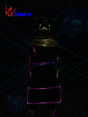 OEM Supply Neon Light Suit Dance Tron Costume Lighting Tshirt Led Robot Costume