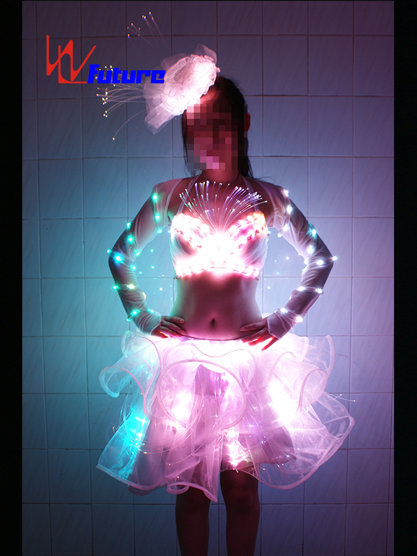 Factory Price Robot Led Costume - Custom Sexy LED Light Up Dress for Pole Dance Show WL-039 – Future Creative
