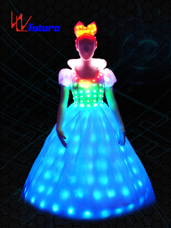 Neon Led Wedding Costume,Princess Led Prom Dress For Party WL-055 Featured Image