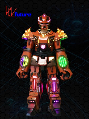 Factory wholesale China 2021 Hot Sale Life Size LED Cosplay Transformer Robot Costume for Business Promotion