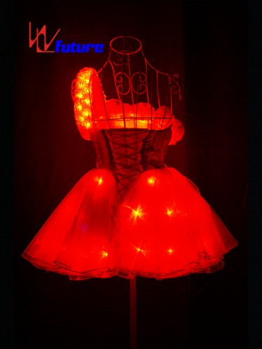 Beautiful Sexy LED Short Skirt Costume for Girl Party WL-0142