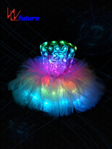 Beautiful Sexy LED Short Dress Ballet Tutu for Young Girls WL-0143