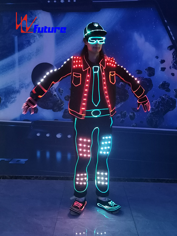 Cool Tron LED Suit with Hat,Gloves,Shoes Cover WL-194C Featured Image