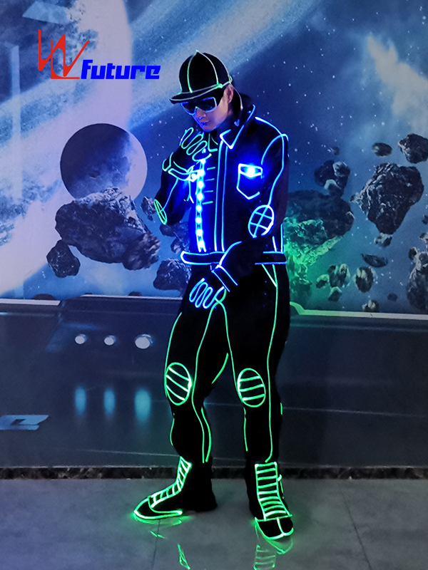 Programmable LED Light Dance Costumes Tron LED Suits WL-0204 Featured Image