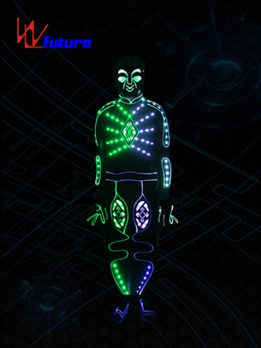 Hot Sale for Luminous Costumes EL Suits Illuminated Glowing Strip Dance Fashion Talent Show LED Light Clothing