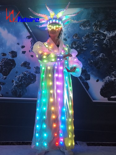 Circus LED Light Magic Ball Octopus Shaped Costume With Hat WL-0275