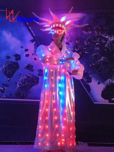 Circus LED Light Magic Ball Octopus Shaped Costume With Hat WL-0275
