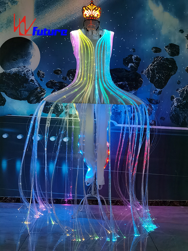 China New Product Light Up Robot Suit -
 Discount Price China LED Light up Tutu Skirt, LED Belly Dance Dress, White LED Ballerina Costumes – Future Creative