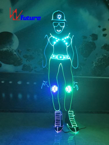 Cool LED Light up Suit Fiber Optic Costume WL-306
