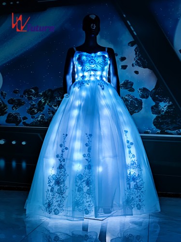 Beautiful and elegant LED light up wedding dress WL-313